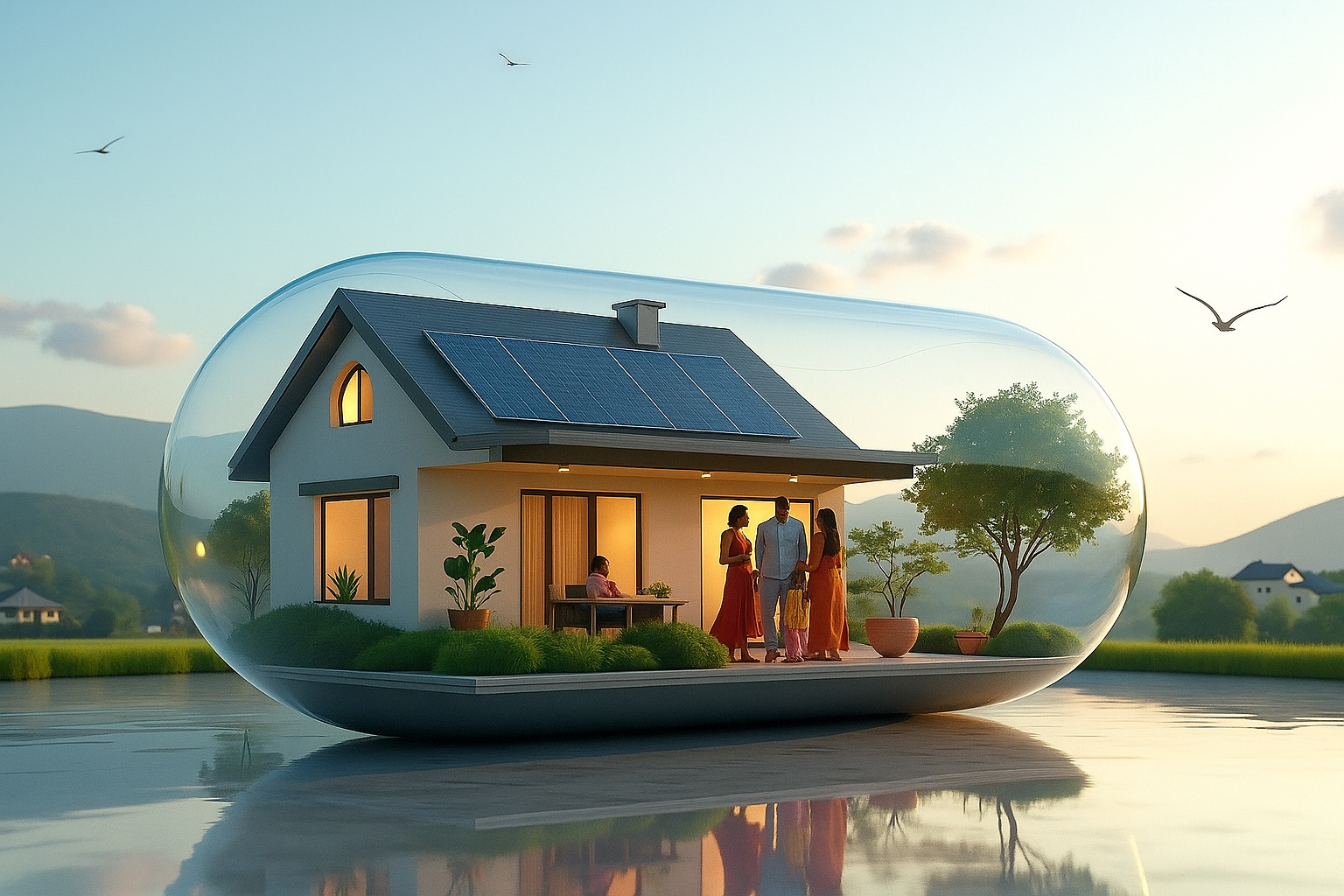 Solar Technician installing panels